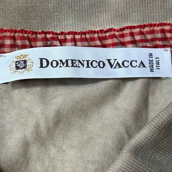 domenico vacca polo Shirt Beige Color, Size M A667 - Picture 2 of 4